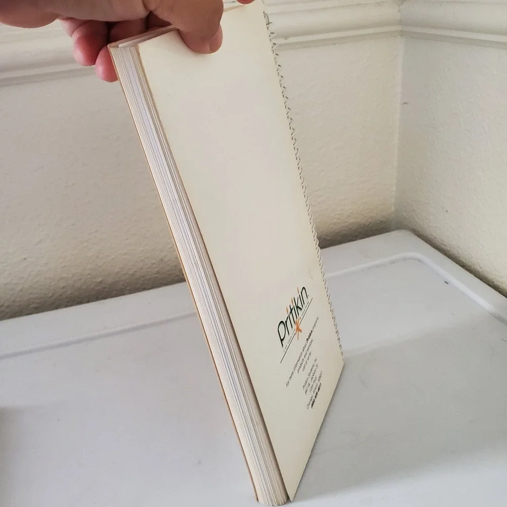 Pritikin Cookbook Delicious Healthy Meals in Minutes 1990 Spiral Bound Vintage